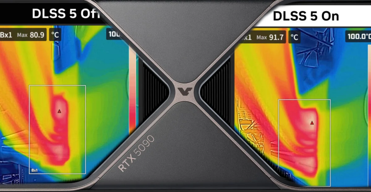 RTX 5090 разогрела разъём 12V-2×6 до 91,7°C при использовании DLSS 5